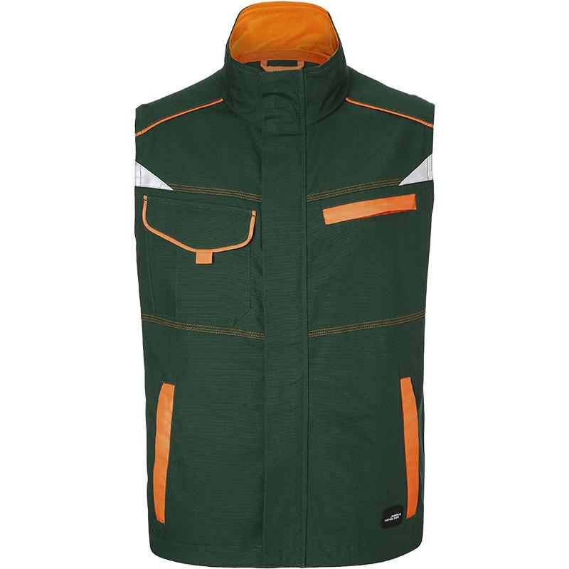 vert foncé/orange