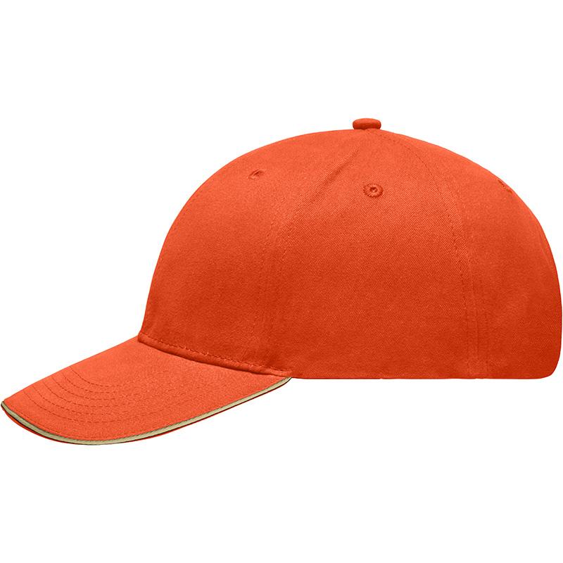 orange foncé/beige