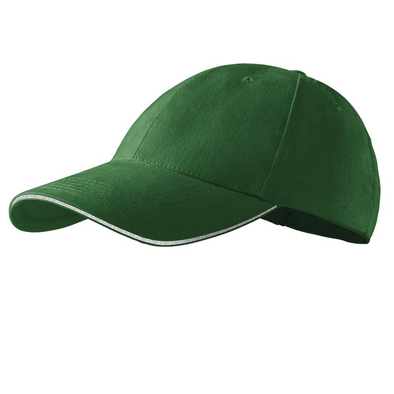 vert bouteille/blanc