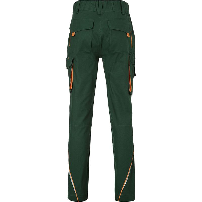 vert foncé/orange