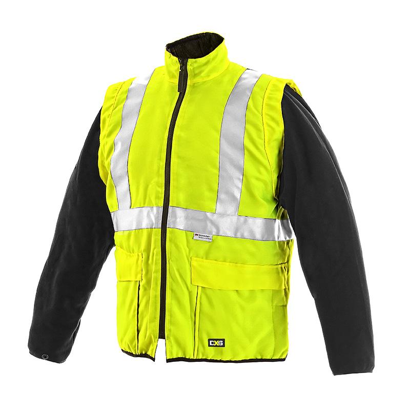 jaune HV-bleu