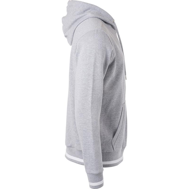 gris chiné/blanc
