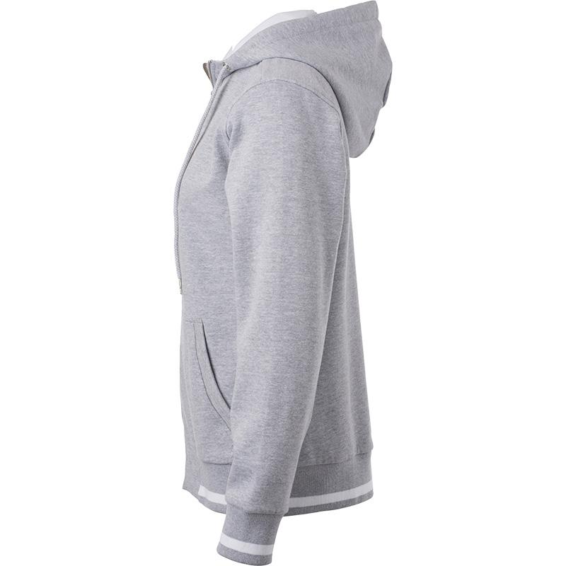 gris chiné/blanc