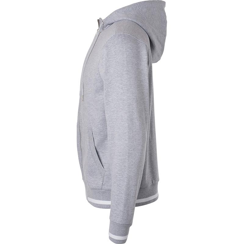 gris chiné/blanc
