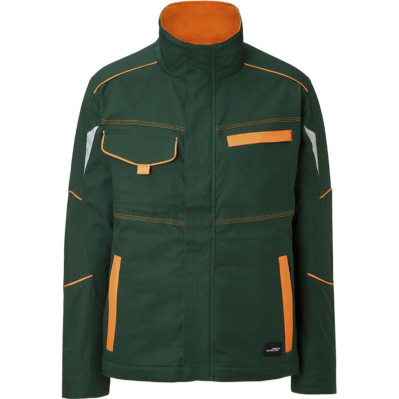vert foncé/orange