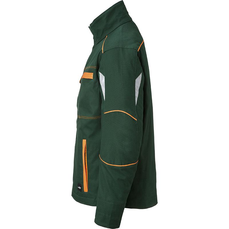 vert foncé/orange
