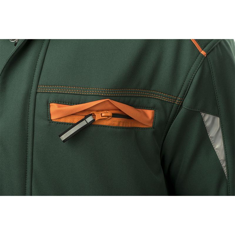 vert foncé/orange