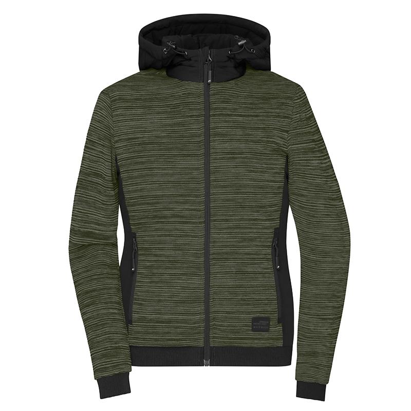 olive-mélange/noir