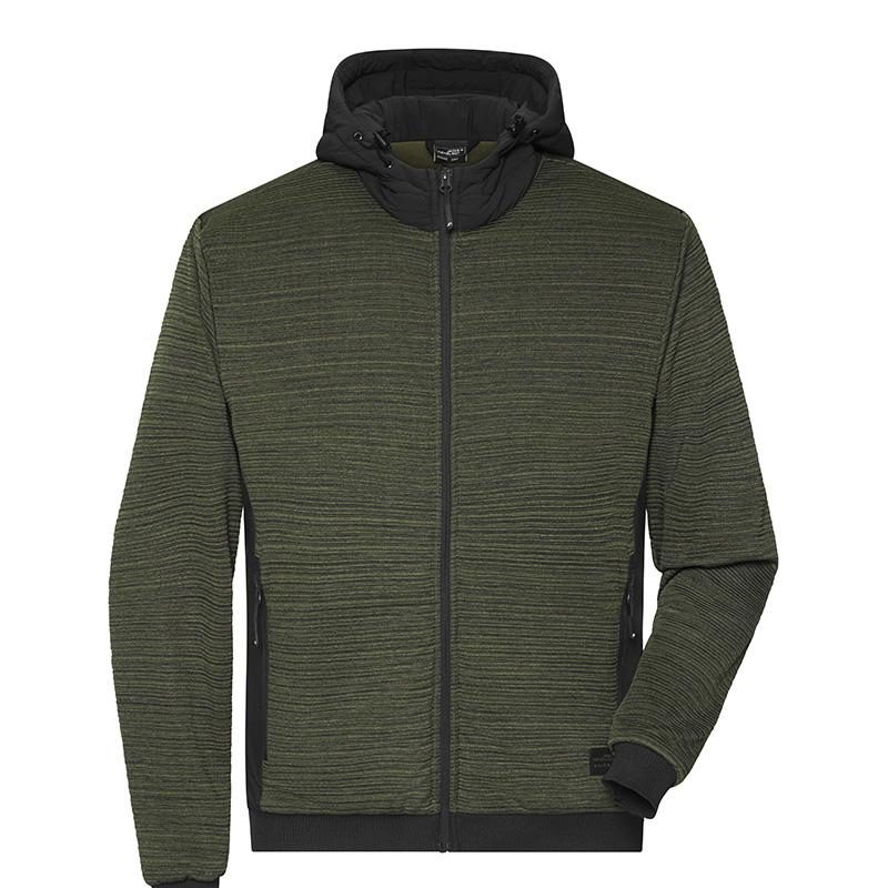 olive-mélange/noir