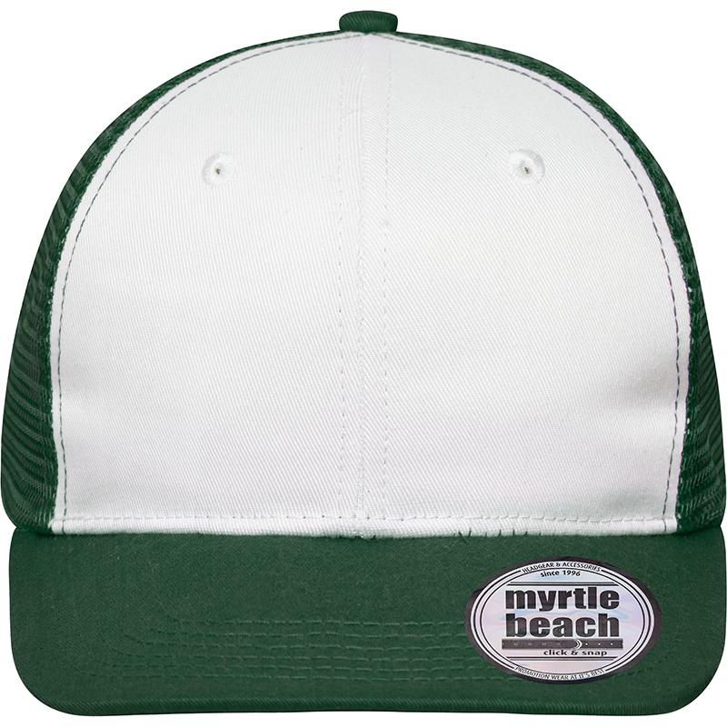 blanc/vert-foncé