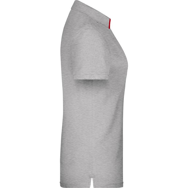 gris-chiné/rouge