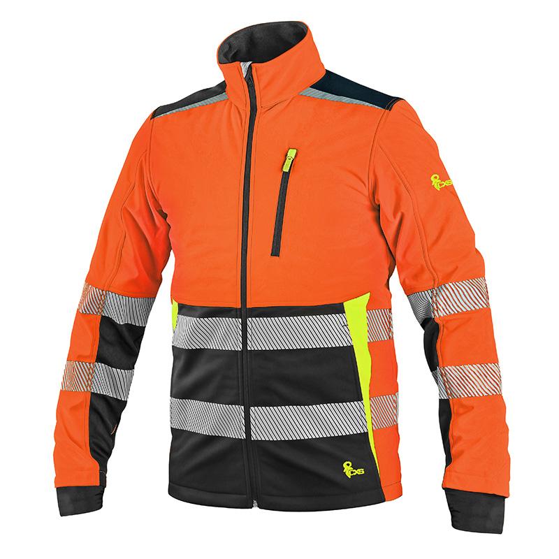 orange HV/noir